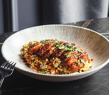 Рис с цыпленком в азиатском стиле