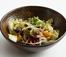 Микс с куриными сердечками