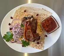 Шашлык из бараньей корейки