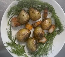 Картофель с курдюком