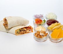 Шаурма сырная большая