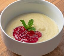 Каша манная с джемом