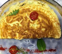 Омлет с ветчиной и сыром