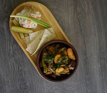 Сковородочка с куриным филе
