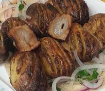 Картофель с курдюком