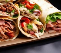 Шаурма мясной взрыв
