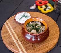 Домашние пельмени с курицей