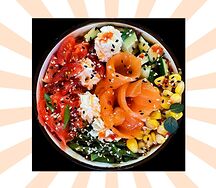 Поке с лососем