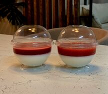 Панна котта с вишней