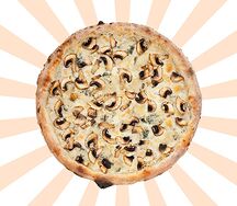 Пицца Горгонзола и грибы