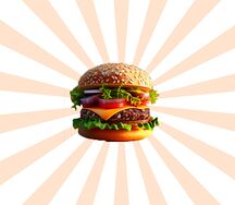 Чикен бургер с дымком