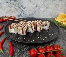 Ролл Дракон с креветкой