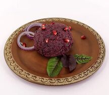 Пхали из свеклы с орехами