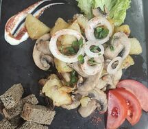 Картофель с грибами