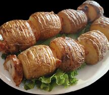 Картофель с курдюком