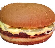 Сырбургер с куриной котлетой