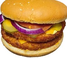 Супербургер с куриной котлетой