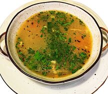 Уха из сёмги и форели