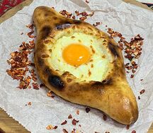 Хачапури по-аджарски маленький