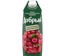 Сок Добрый Вишня, яблоко, черноплодная рябина