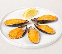 Мидии запеченные