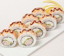 Королевский ролл с креветкой