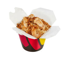 Рис с цыпленком в китайском соусе