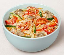 Wok вегетарианский с рисом M