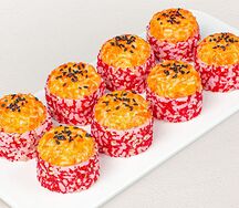 Ролл Шеф лосось с тигровой креветкой