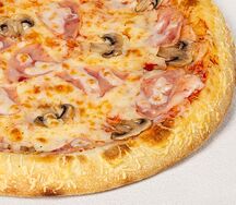 Прошутто фунги на пышном тесте