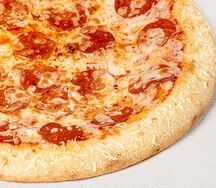 Пепперони на пышном тесте 