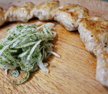 Люля из курицы в лаваше