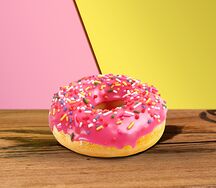 Донатс с ягодной начинкой