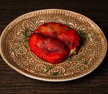 Перец болгарский на мангале