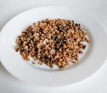 Греча с грибами