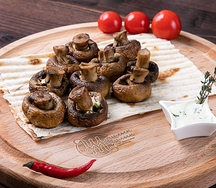 Шампиньоны на углях