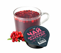 Чай брусника-каркаде