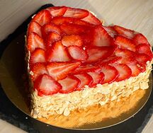 Чизкейк Клубничное сердце