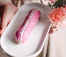 Эклер Роза-Малина