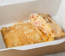 Блинчики с ветчиной и сыром