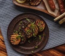 Баклажаны на гриле терияки