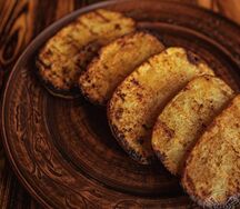 Печеный картофель на гриле