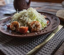 Цезарь с креветками