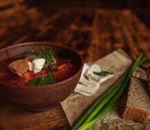 Борщ с мясом