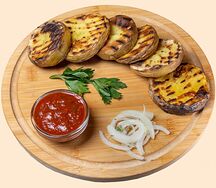 Картофель на мангале