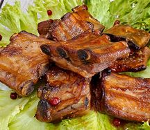 Шашлык из свиных ребрышек