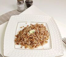 Гречка с маслом сливочным