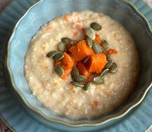 Каша пшенная с тыквой и корицей