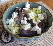 Салат с печеной свеклой