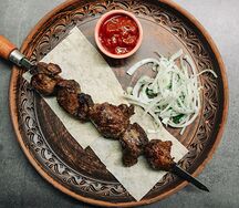Шашлык из бараньей корейки